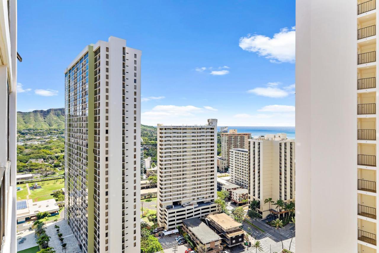 1Br With Great Ocean Views, 1 Block To Waikiki Beach Гонолулу Екстер'єр фото